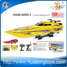 Оптовые 2.4GHZ 1:12 Радиоуправляемая лодка для приманки для продажи 550 тип моторный CE отчет об испытаниях Ocean Queen 2 H135907
